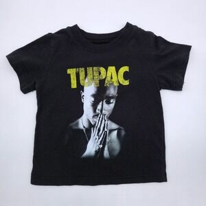 2Pac Tupac Shakur Graphic T Shirt Toddler Unisex Size 18M